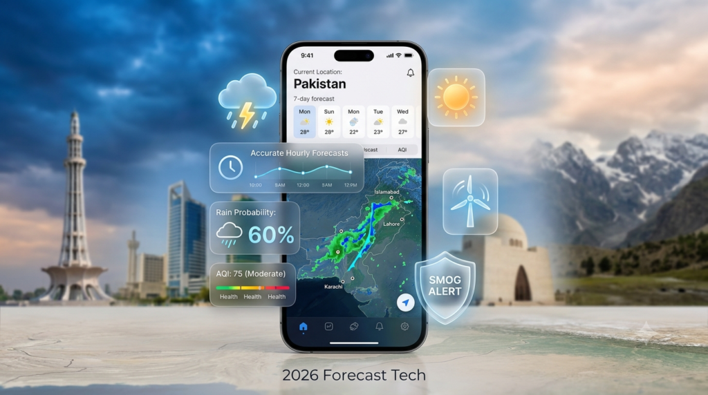 Best Weather Apps in Pakistan 2026 – Most Accurate Weather Forecast Apps