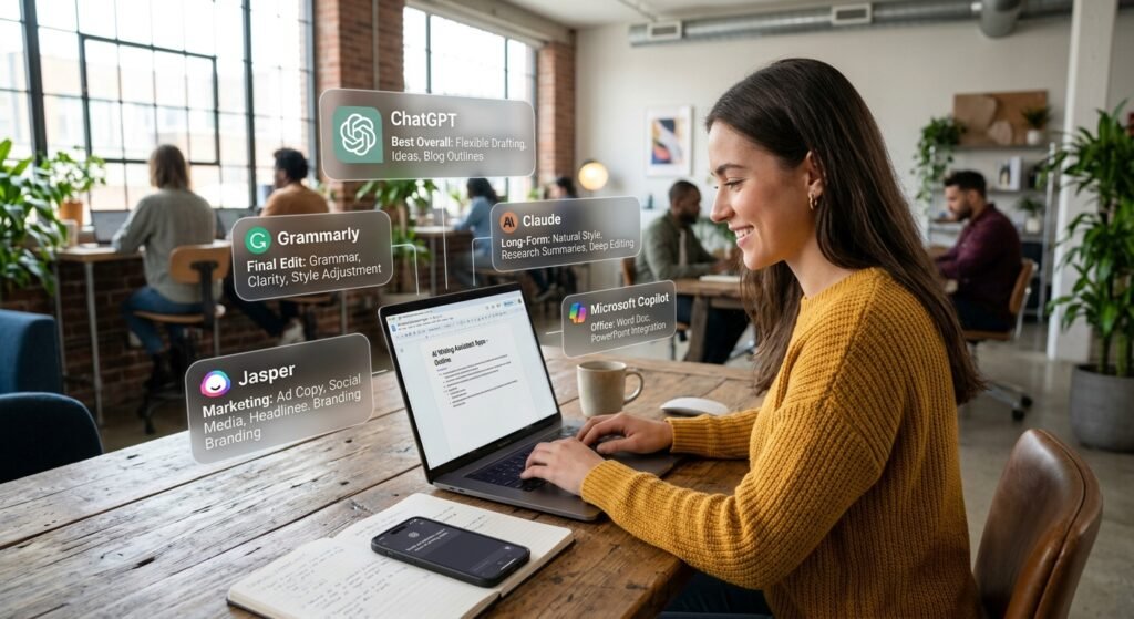 Best AI Writing Assistant Apps 2026 – Create Blog Posts and Essays Faster